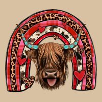 Valentines Highland Cow Rainbow Heavyweight Hoodie | Teevron
