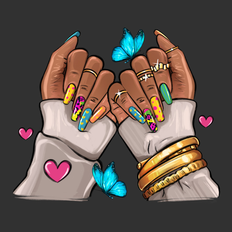 Afro Woman Nail Art Urban Heavy Tee by RanaPortraitStore | Teevron