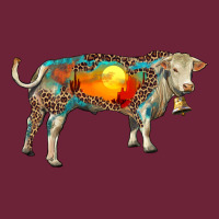 Charolais Bull With Desert And Leopard Long Sleeve Tee | Teevron