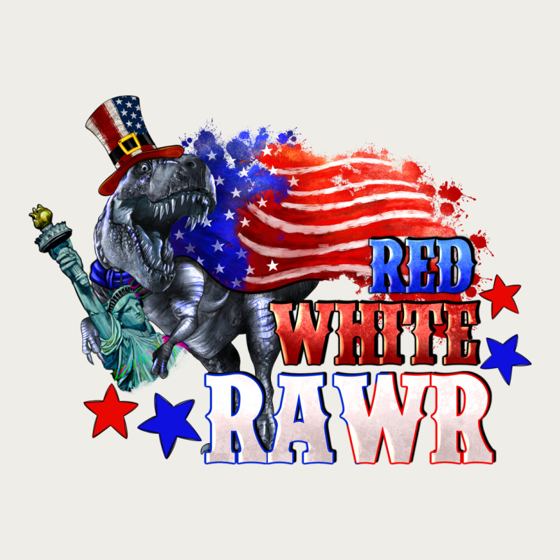 Red White Rawr 4th Of July Zipper Hoodie by CowGirlArtShop | Teevron