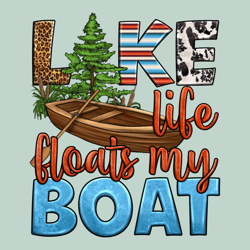 Lake Life Floats My Boat Zipper Hoodie by HRA Design Shop | Teevron