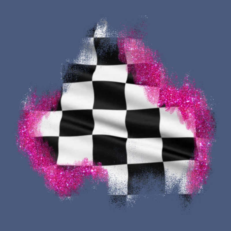 Race Flag Glitter Patch Vintage Hoodie by AdoDesignShop | Teevron