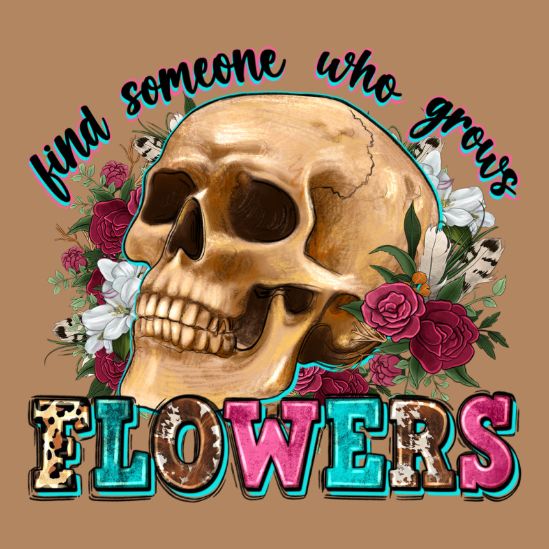 Find Someone Who Grows Flowers Long Sleeve Tee by Zillion Design Studio | Teevron