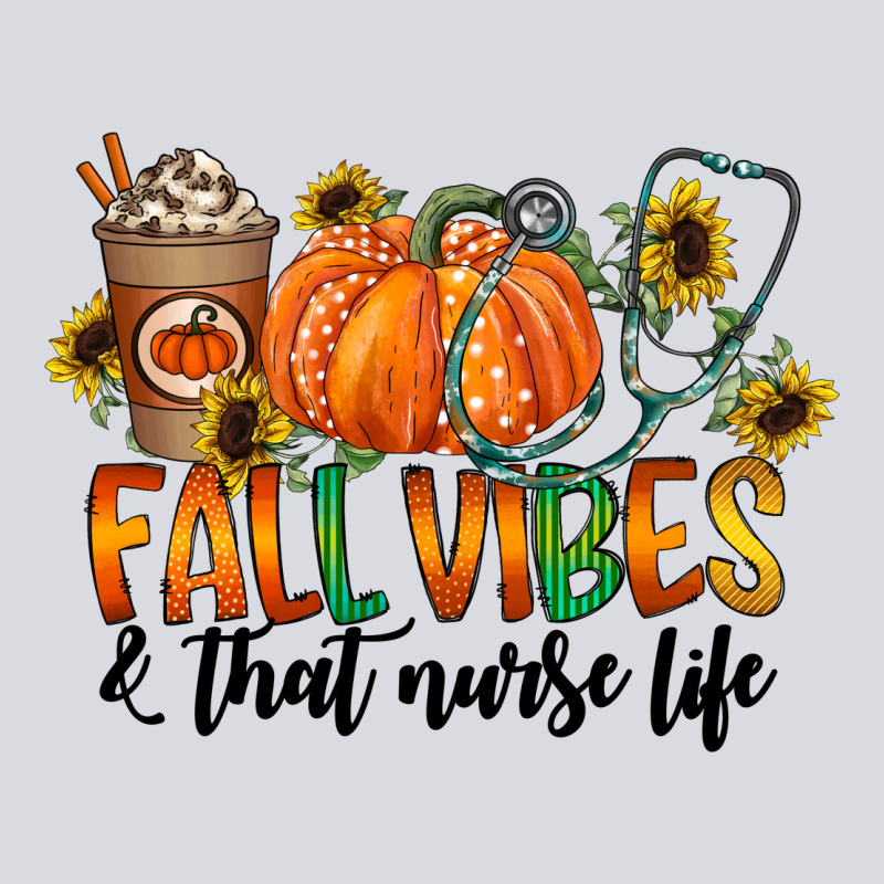 Fall Vibes And That Nurse Life Zipper Hoodie by CowhideDigitalArt | Teevron