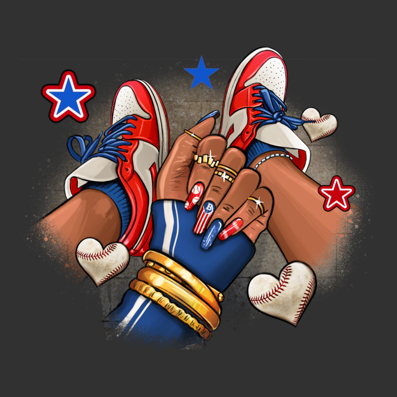 Baseball Afro Girl Sneakers Urban Heavy Tee by RanaPortraitStore | Teevron