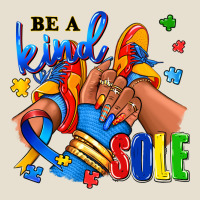 Be A Kind Sole Autism Afro Girl Sneakers Urban Heavy Tee | Teevron