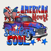 American Heart Southern Soul Truck 4th Of July Zipper Hoodie | Teevron