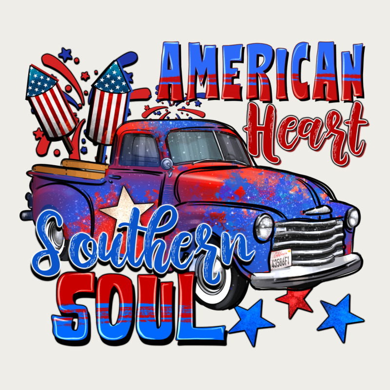 American Heart Southern Soul Truck 4th Of July Zipper Hoodie by CowGirlArtShop | Teevron