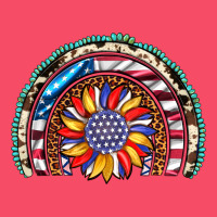 Sunflower American Flag Leopard Gemstone Cowhide Rainbow Premium Sweatshirt | Teevron