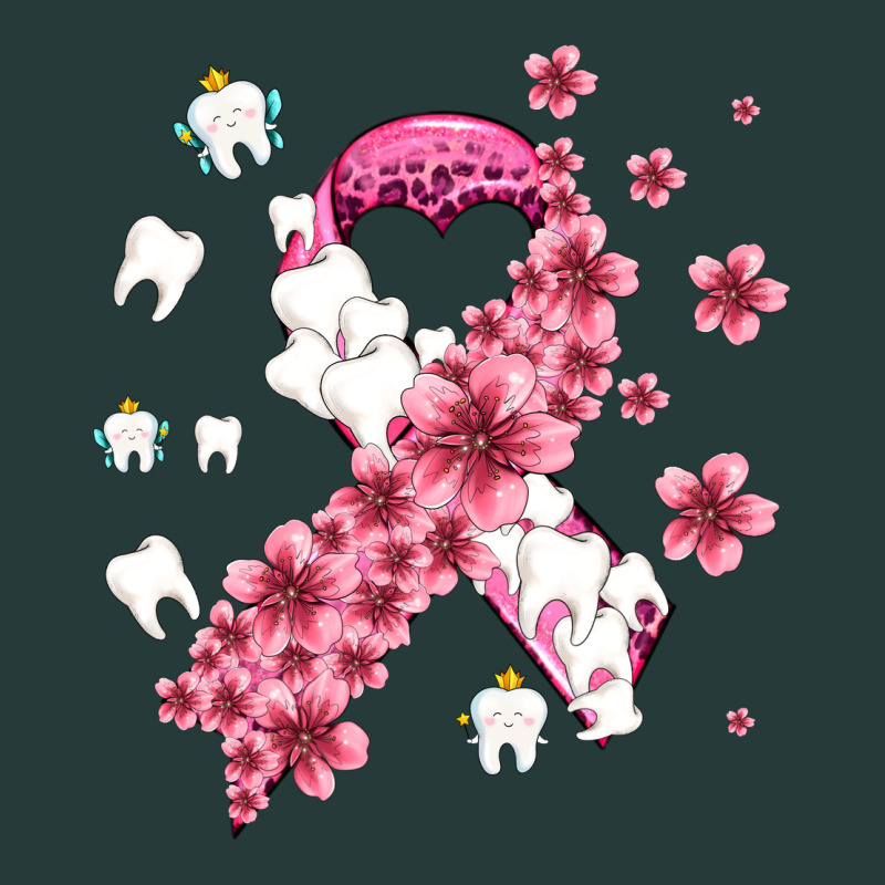 Teeth And Flower Cancer Ribbon Premium Sweatshirt by AdoDesignShop | Teevron