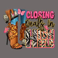 Closing Deals In High Heels Black Fashion Girl Urban Heavy Tee | Teevron