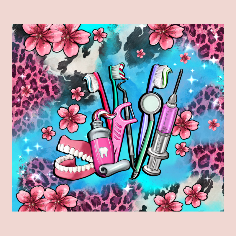 Dentist Element With Flowers Premium Sweatshirt by AdoDesignShop | Teevron