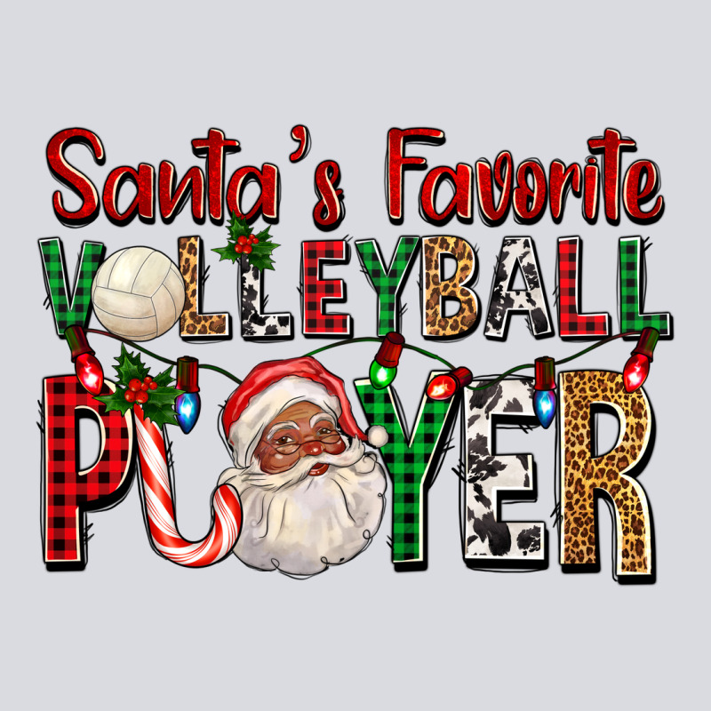 Afro Santa's Favorite Volleyball Player For Christ Zipper Hoodie by FaDigitalArtStudio | Teevron