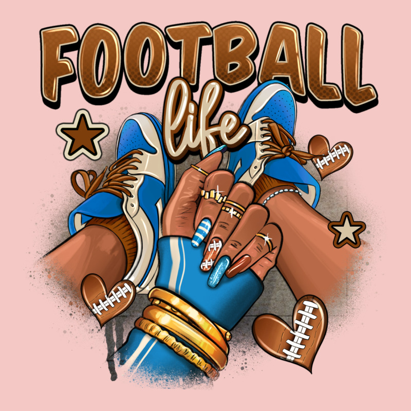 Football Life Afro Girl Sneakers Urban Heavy Tee by RanaPortraitStore | Teevron
