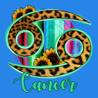 Cancer Zodiac Sign Sunflower Leopard Serape Premium Hoodie | Teevron