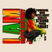 I Am Black History Afro American Woman Urban Heavy Tee | Teevron