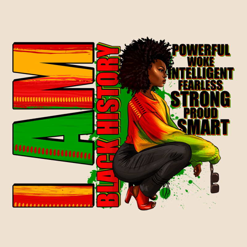 I Am Black History Afro American Woman Urban Heavy Tee by RanaPortraitStore | Teevron