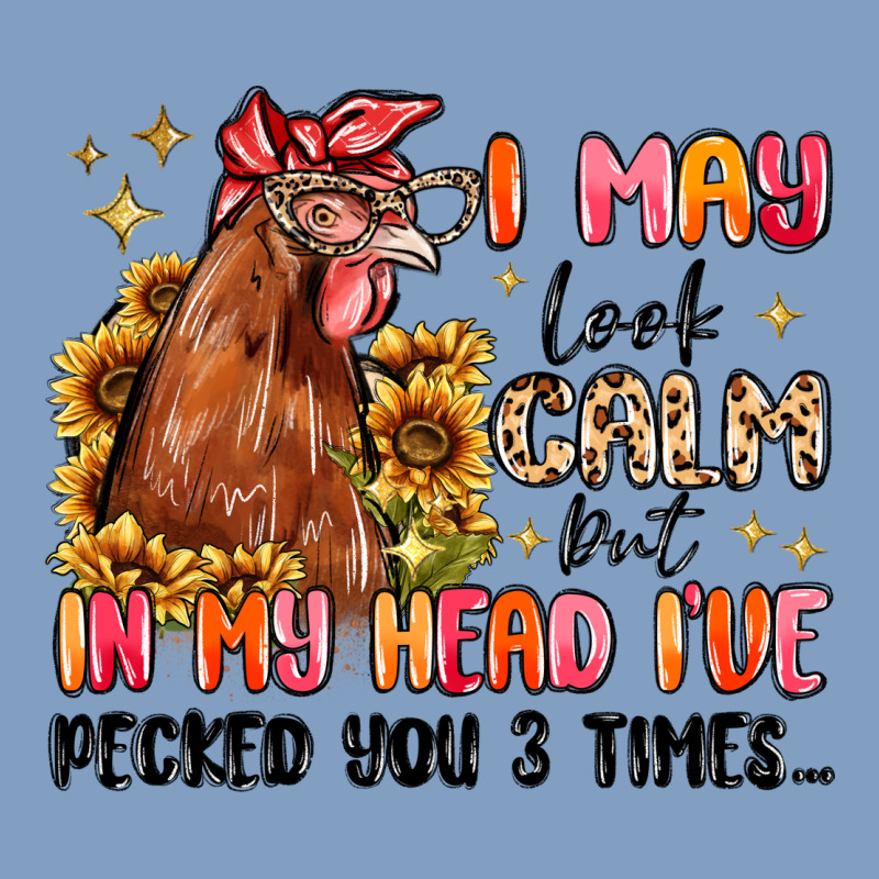 I May Look Calm But In My Head I've Pecked You Urban Hoodie by MaliasSmallBusiness | Teevron