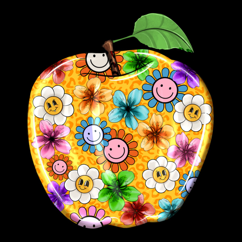 Colorful Flora Apple Teacher Urban Hoodie by NancyCooperArtShop | Teevron