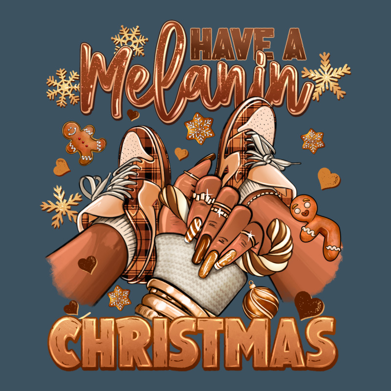 Have A Melanin Christmas Black Girl Sneakers Urban Heavy Tee by RanaPortraitStore | Teevron