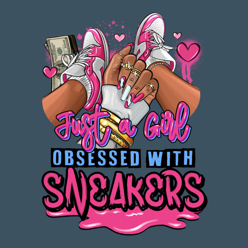 Just A Girl Obsessed With Sneakers Urban Heavy Tee by RanaPortraitStore | Teevron