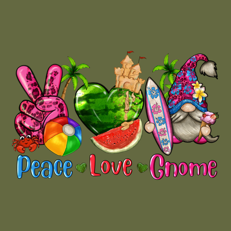 Peace Love Gnome Summer Long Sleeve Tee by texasbilliewilder | Teevron