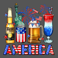 4th Of July American Drinks America Zipper Hoodie | Teevron