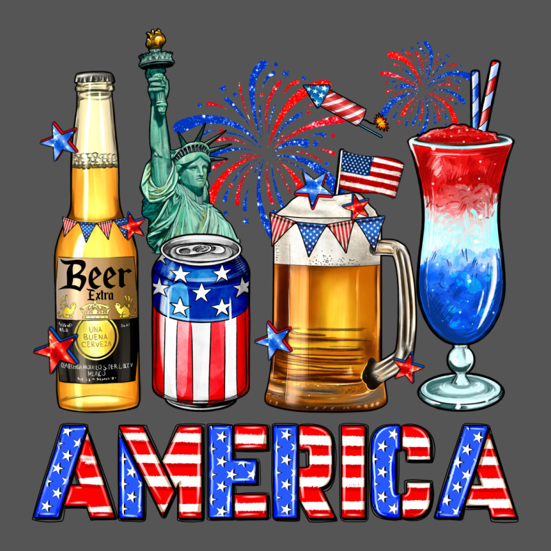 4th Of July American Drinks America Zipper Hoodie by Neo Western | Teevron