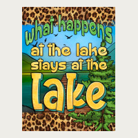 What Happens At The Lake Stays At The Lake Air Freshener Zipper Hoodie | Teevron