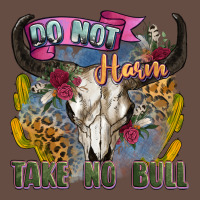 Do Not Harm Take No Bull Cow Skull Long Sleeve Tee | Teevron