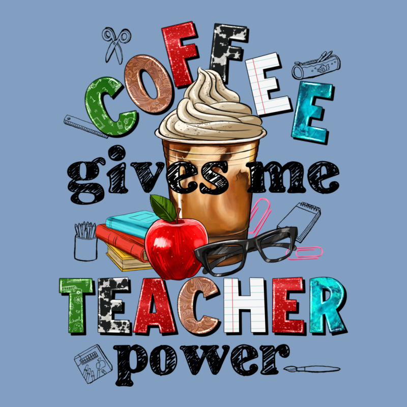 Coffee Gives Me Teacher Power Urban Hoodie by NancyCooperArtShop | Teevron