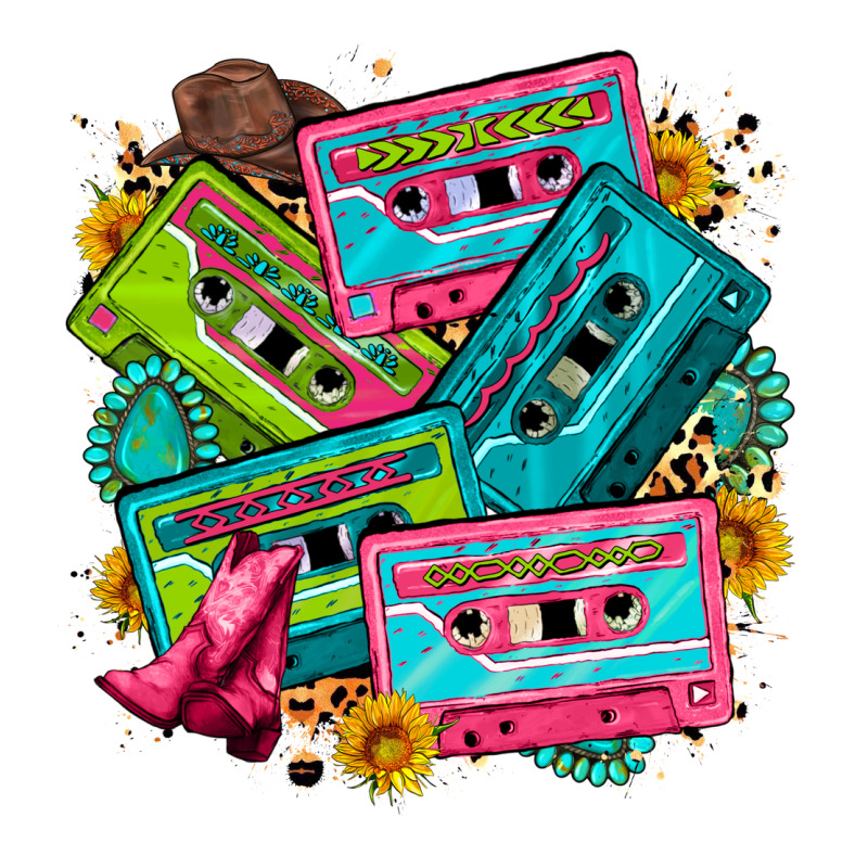 90's Country Cassette Tapes Long Sleeve Tee by Zillion Design Studio | Teevron