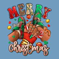 Merry Christmas Black Girl Sneakers Urban Heavy Tee | Teevron