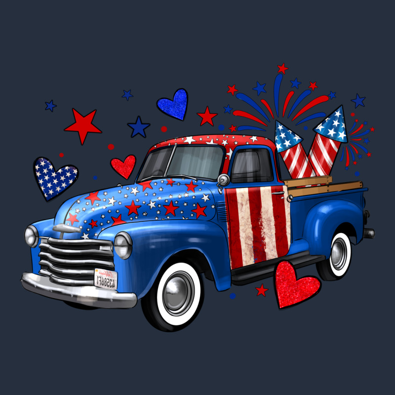 4th Of July American Flag Truck Zipper Hoodie by Neo Western | Teevron