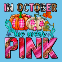 In October We Wear Pink With Pumpkins Premium Sweatshirt | Teevron