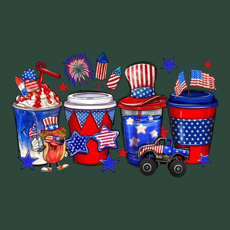 4th Of July Coffee Drinks Zipper Hoodie by Neo Western | Teevron