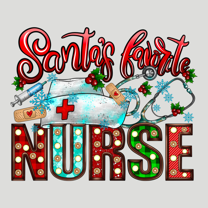 Santa Is Favorite Nurse Zipper Hoodie by CowhideDigitalArt | Teevron