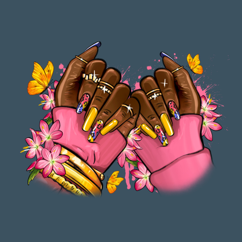 Pink Afro Nails Urban Heavy Tee by RanaPortraitStore | Teevron