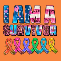 I Am A Survivor With All Cancer Ribbons Premium Sweatshirt | Teevron