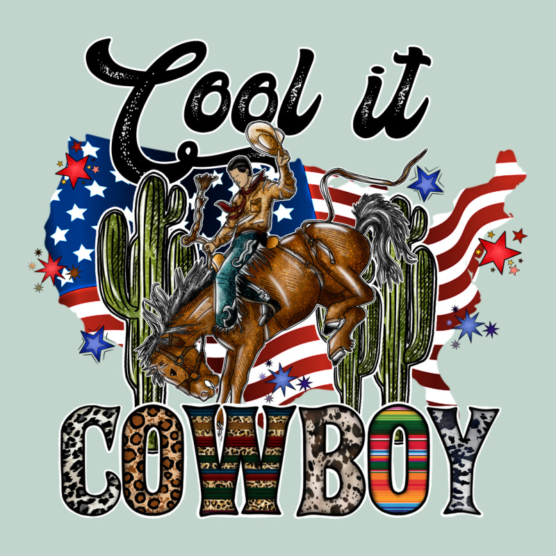 Cool It Cowboy Zipper Hoodie by SublimationCraftShop | Teevron