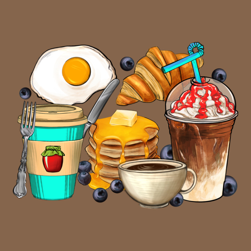 Breakfast Coffee Cups Premium Tee by Artiststas | Teevron