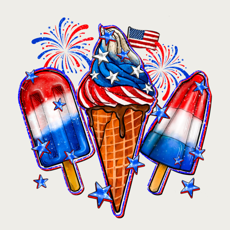 4th Of July Ice Creams Zipper Hoodie by Neo Western | Teevron