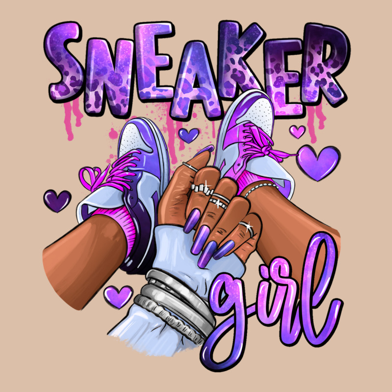 Purple Galaxy Sneaker Girl Urban Heavy Tee by RanaPortraitStore | Teevron