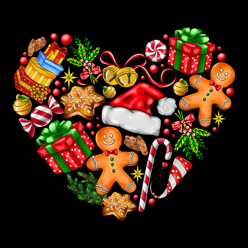Love Christmas  Heart Heavy Core Tee by CowhideDigitalArt | Teevron