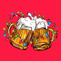 Beer With Christmas Lights Zipper Hoodie | Teevron