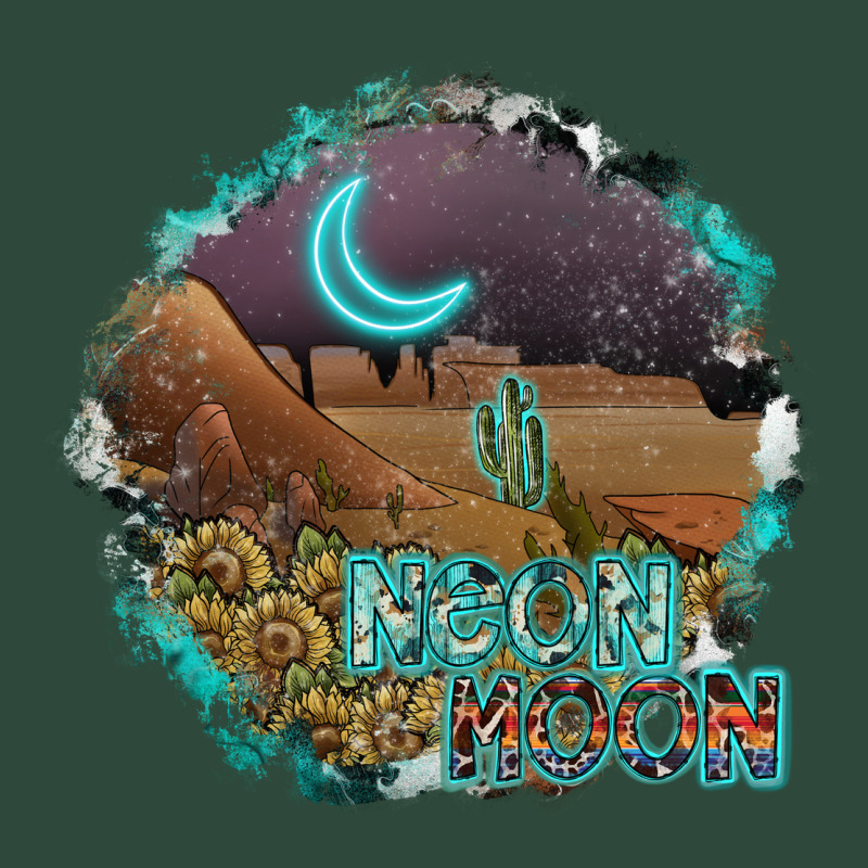 Neon Moon Zipper Hoodie by SublimationCraftShop | Teevron