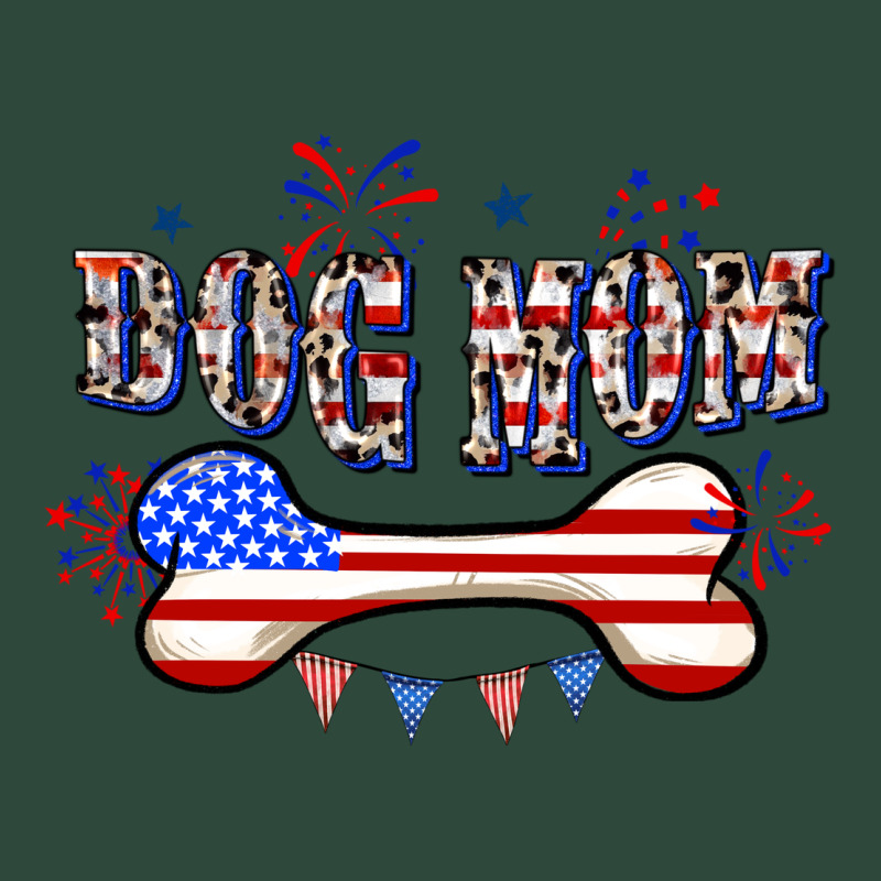 4th Of July Dog Mom Zipper Hoodie by CowGirlArtShop | Teevron