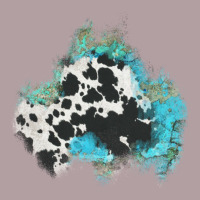 Cowhide Turquoise Patch Vintage Hoodie | Teevron