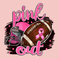 Pink Out Football Urban Heavy Tee | Teevron