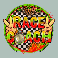 Race Coach With Leopard And Peace Hand Heavyweight Hoodie | Teevron